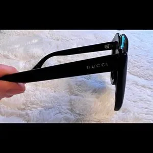 GUCCI GG 0117S Cat’s Eye Sunglasses Gucci GG0117S Sunglasses | FREE Shipping - Go-Optic.com  main image 3